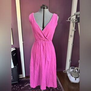 Steve Madden Sumner purple/pink stretch Sleeveless Wrap Dress in small